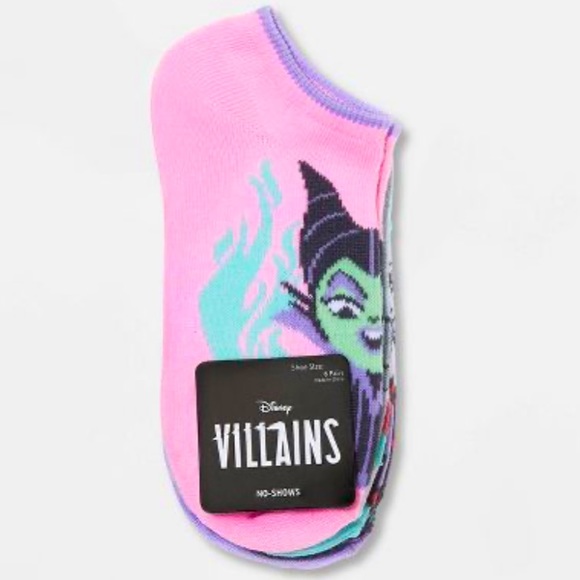 5 pairs Villains Disney ankle socks - Picture 2 of 3